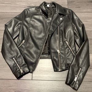 H&M Black leather jacket